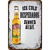 Bi&egrave;re Desparados - Panneaux en &eacute;tain m&eacute;tallique(20*30cm/30*40cm)