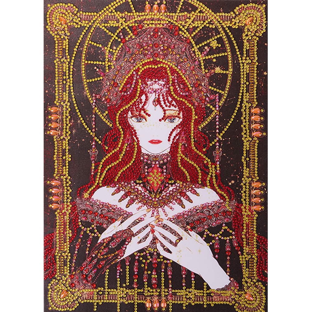 

Divination Girl - Special Shaped Diamond Painting - 30*40CM, 501 Original