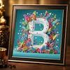 Butterfly Flower B 5D Partial Drill DIY Diamond Painting Kit 30*30cm