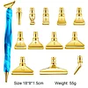 (US Local)13x 5D Resin Diamond Painting Pen Nibs DIY Craft Point Drill Pens (Gold)