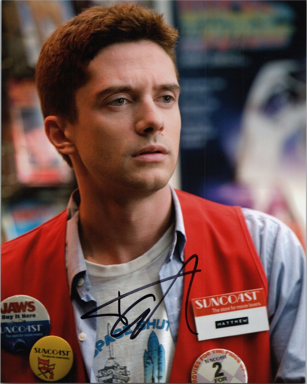 ~~ TOPHER GRACE Authentic Hand-Signed TAKE ME HOME TONIGHT