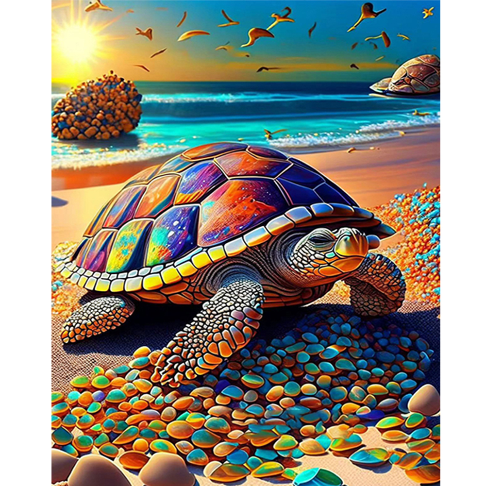 Turtle-Paint by Numbers-16"x20"/40x50cm