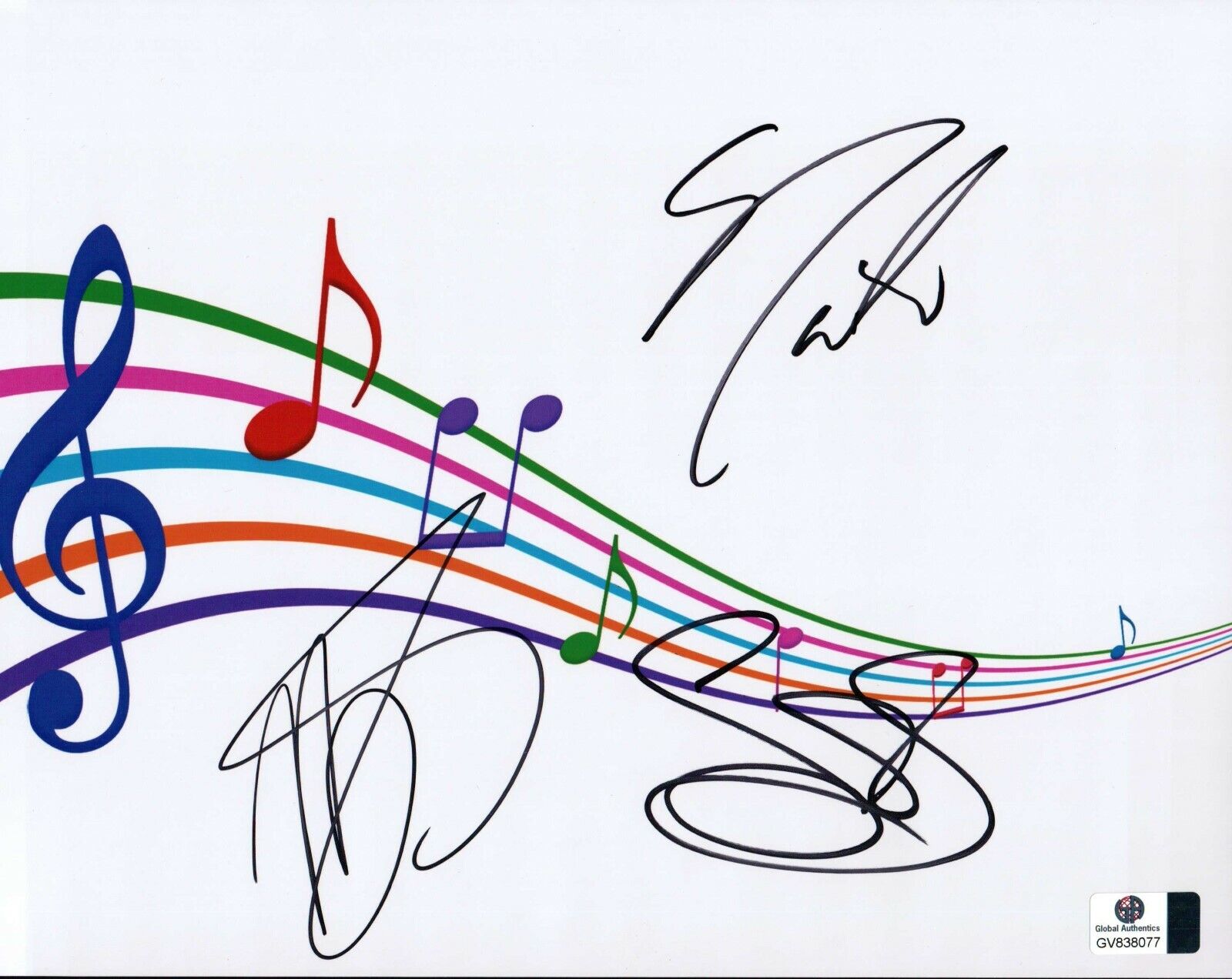 Boys II Men Signed 8X10 Photo Poster painting Nathan Morris/Wanya Morris/Shawn Stockman GV838077