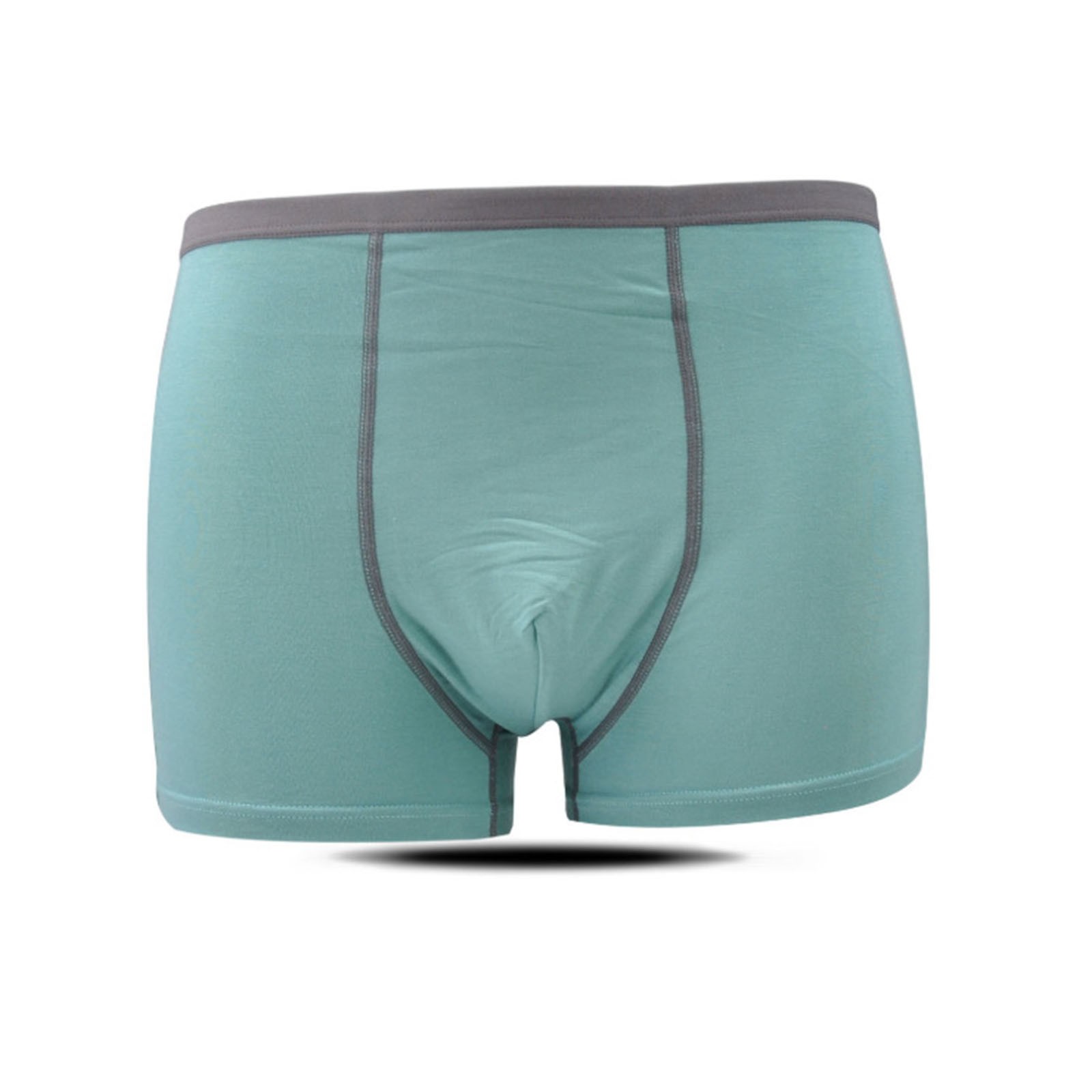 Stolskolb Men'S Seamless Underwear Trunks Pack Support Pouch Mid Waist Soft Breathable Modal Underwear Everyday Sleep Boxer Briefs