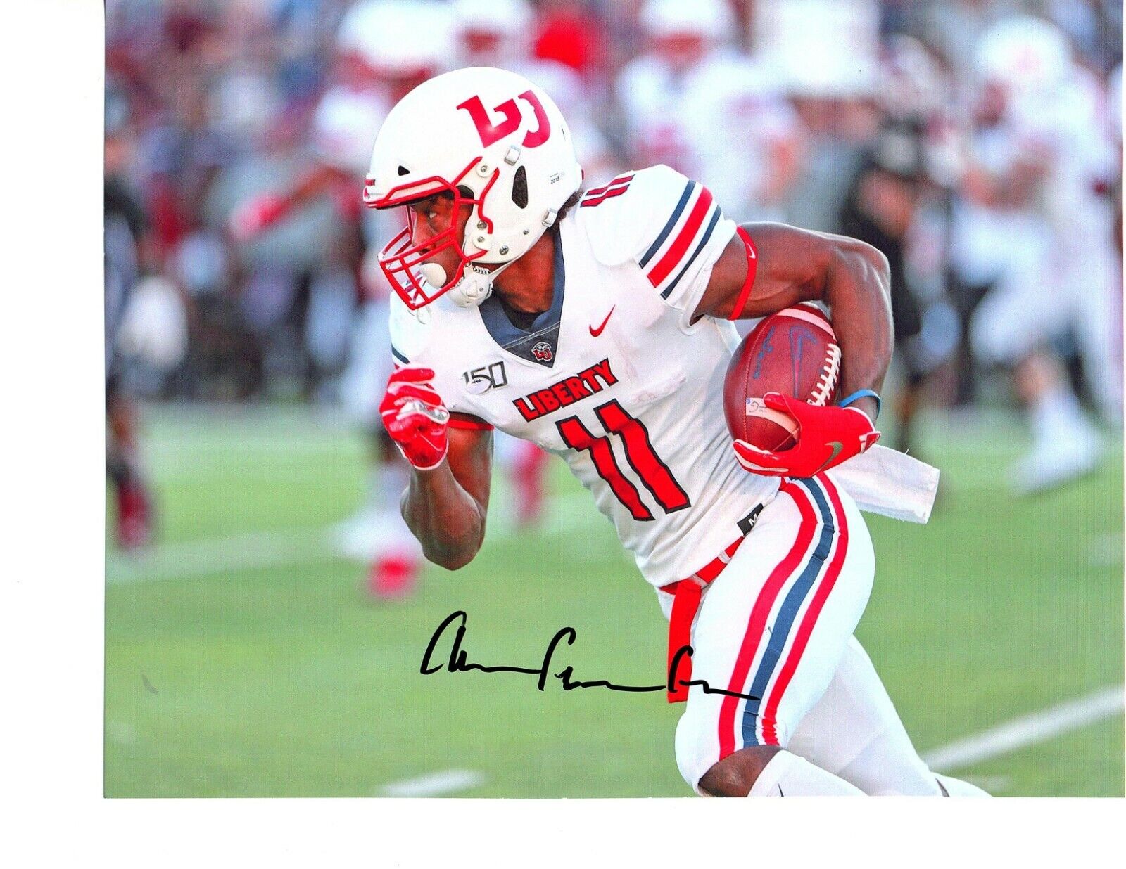 Antonio Gandy-Golden Liberty Signed autographed 8x10 football Photo Poster painting TOP WR!!