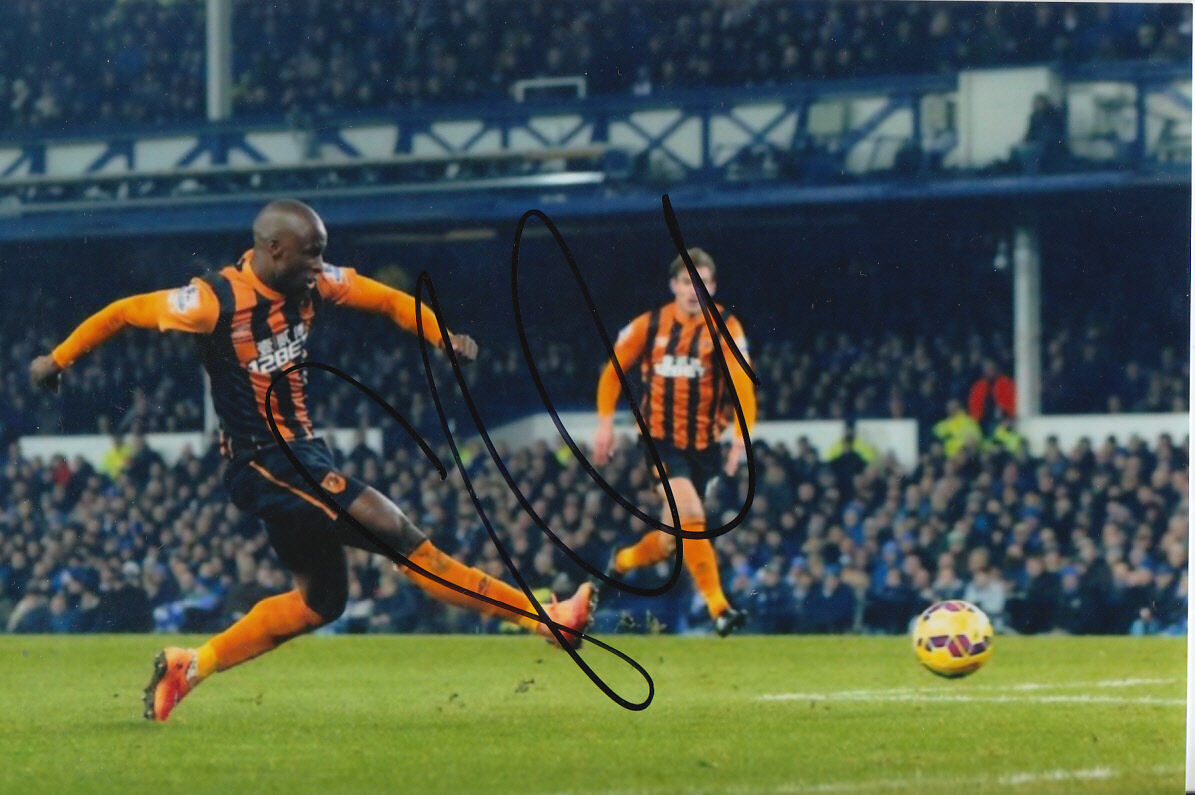 HULL CITY HAND SIGNED SONE ALUKO 6X4 Photo Poster painting 6.