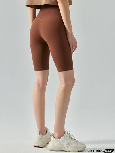 High Waist Active Shorts