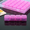 56 Grids Beads Storage Box for Nail Art Jewelry Case Holder (Multicolor)