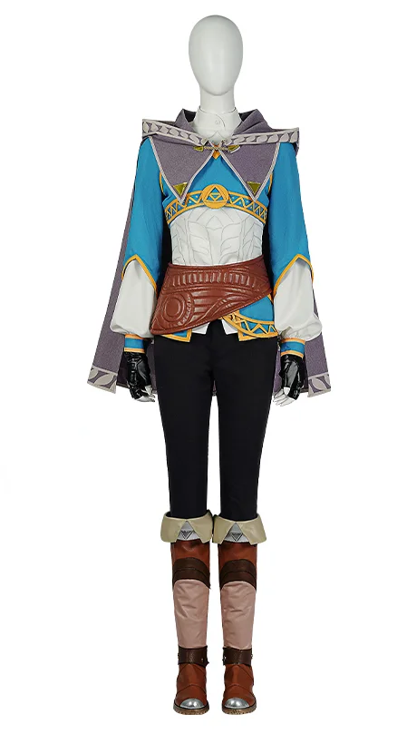 Princess Zelda Tears of The Kingdom Halloween Costumes The Legend of Zelda Cosplay Outfit with Sheikah Slate