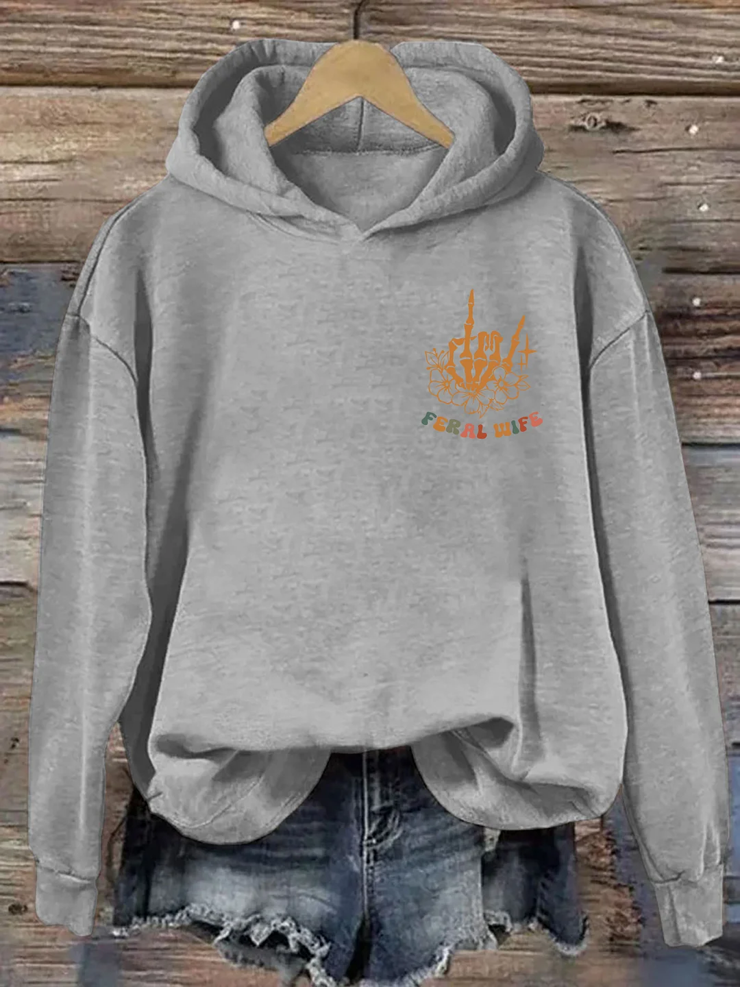 Somebody&rsquo;s Feral Wife Hoodie