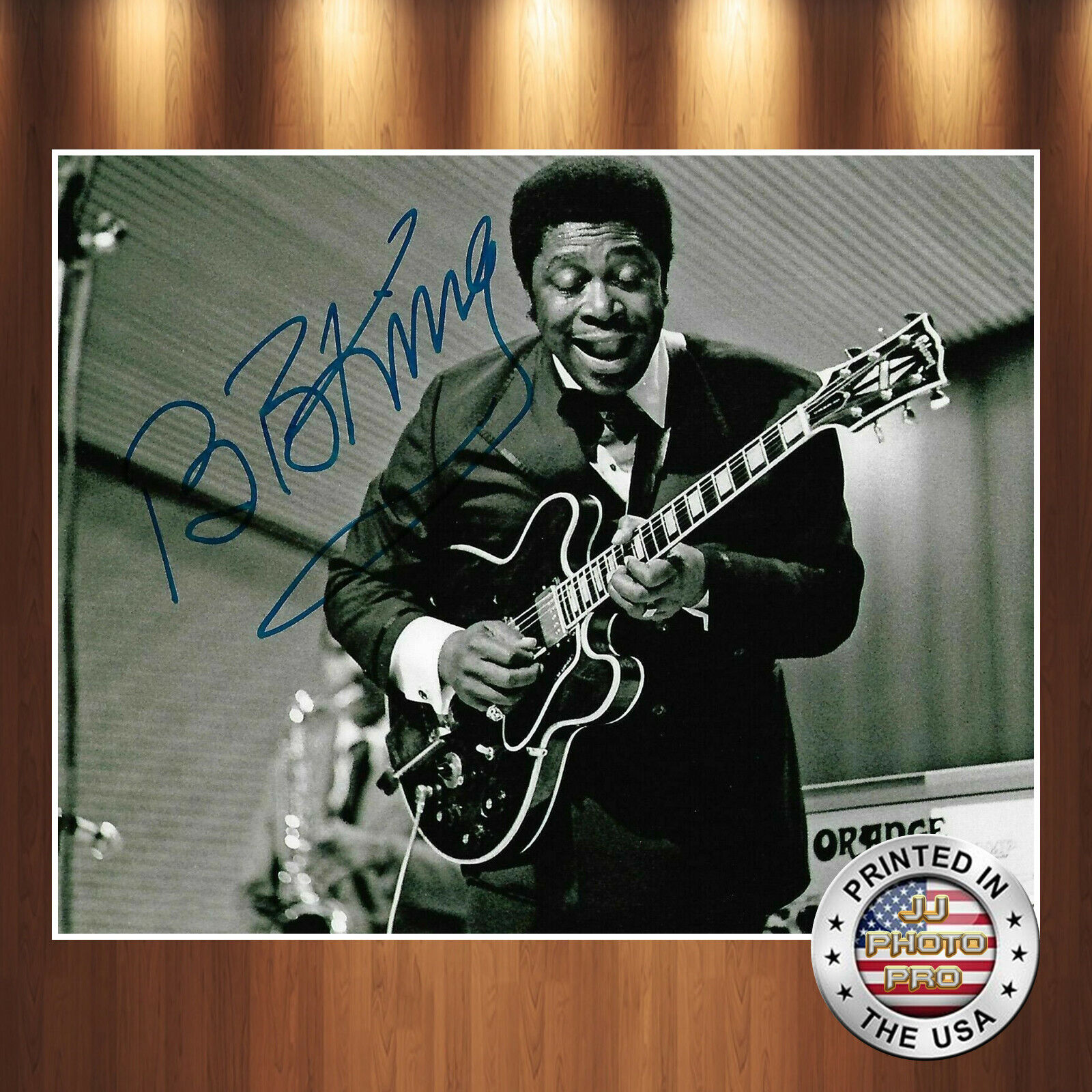 BB King Autographed Signed 8x10 Photo Poster painting REPRINT