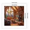 (US Only)Room Printed Cross Stitch Kit 50x50cm DIY 14CT Embroidery Craft Set Home Decor