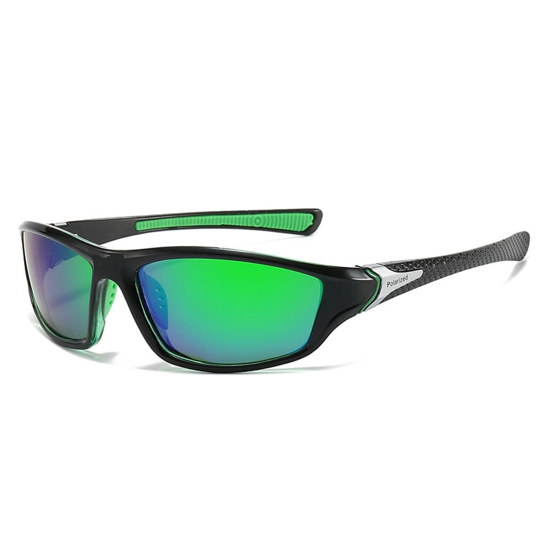 Casual Color Block Tac Biker Full Frame Men’s Sunglasses