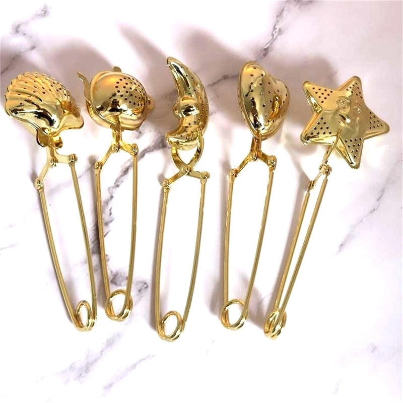 Casual Solid Color Stainless Steel Tea Filter 1 Piece