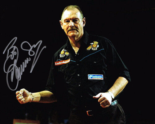 BOB ANDERSON Darts Legend HAND SIGNED 10x8 Photo Poster painting AFTAL