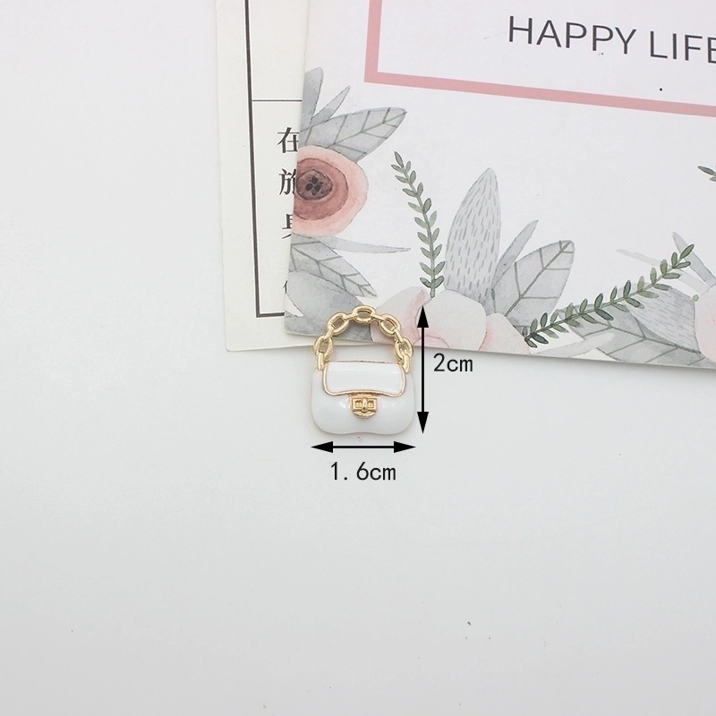 10 PCS/Package Alloy Rhinestones Pearl Heart Shape Flower Bow Knot Polished Pendant