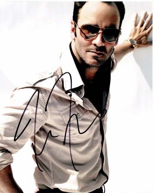 Tom Ford Signed Nocturnal Animals Director - Fashion deSinger 8x10 inch Photo Poster painting