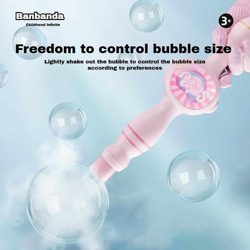 Smoke Bubble Machine & Elastic Magic Wand