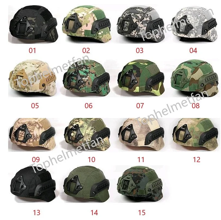 Tophelmetfan ACH/MICH 2000 Tactical Military Helmet Cover