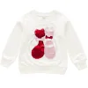 Kid Girl Ins Autumn Spring Pullover Sequined Shirts