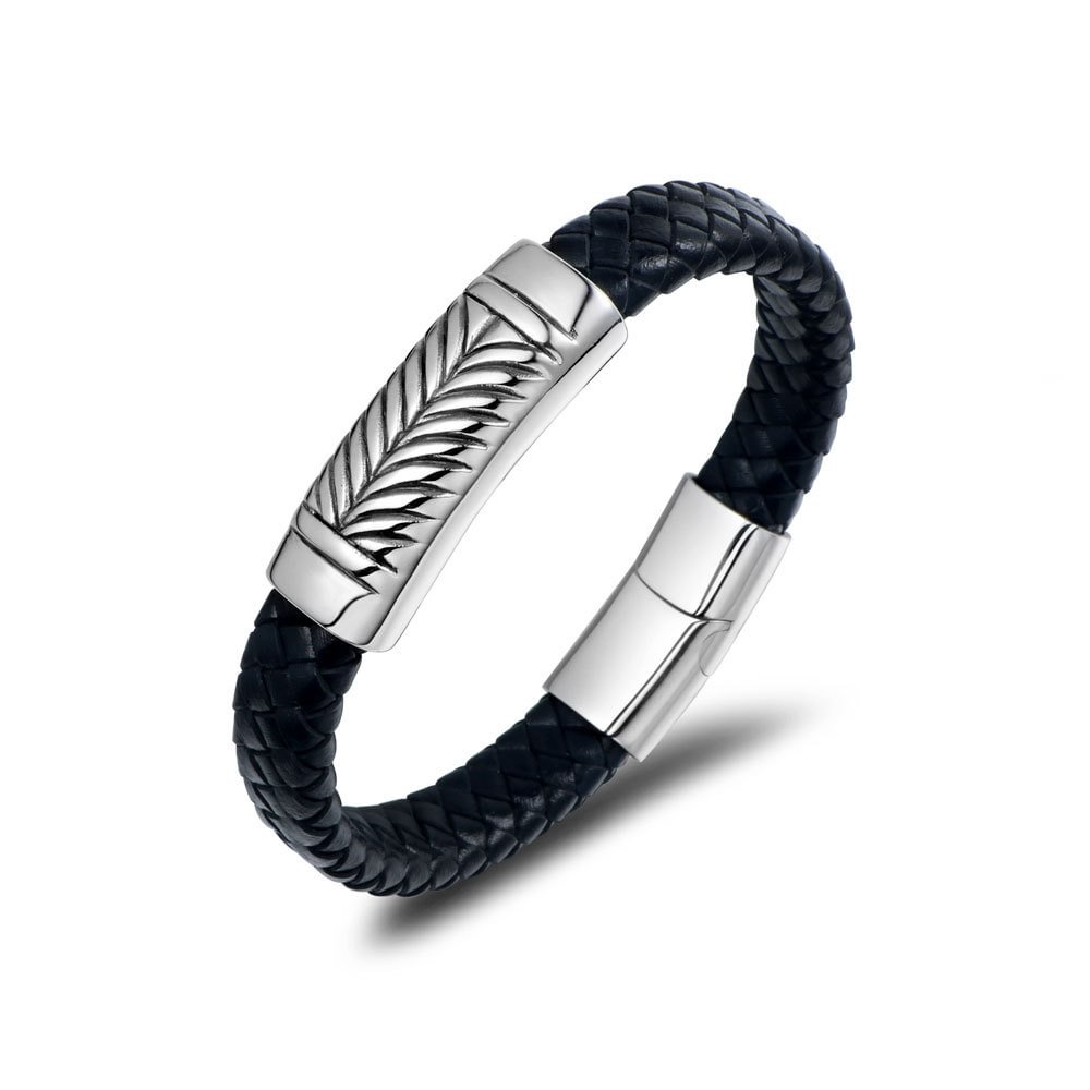 Men's Punk Rock Braided Bracelet