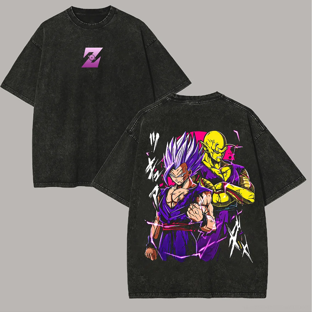 Dragon Ball Z Printed Unisex Washed T-Shirt