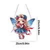 Diamond Painting Fairy Flag Pendant for Home Wall Decor