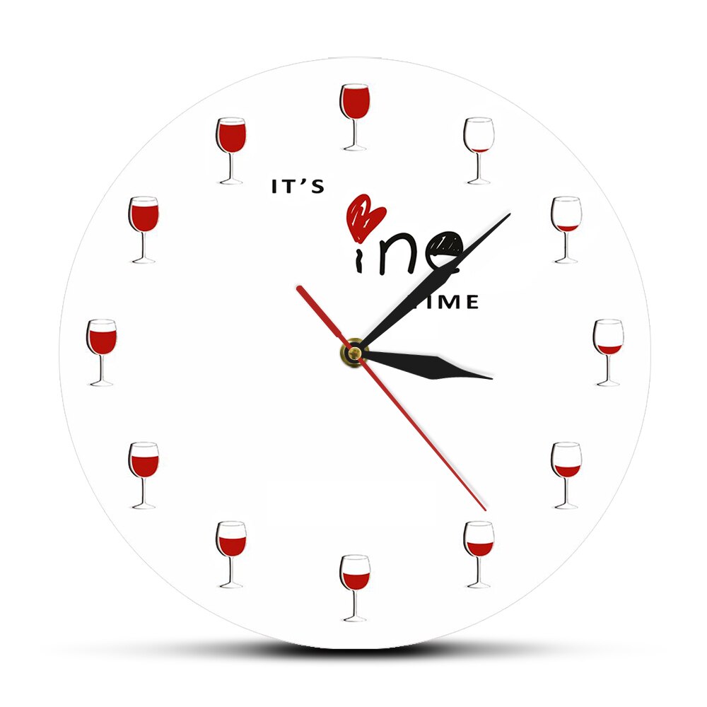 

Wine - Frameless Acrylic Wall Clock, 501 Original