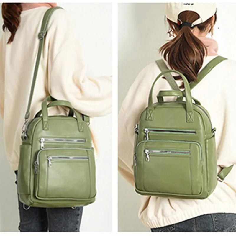 4 Way-use Classic Multi-pocket  Anti-theft Multifunctional CrossbodyBag