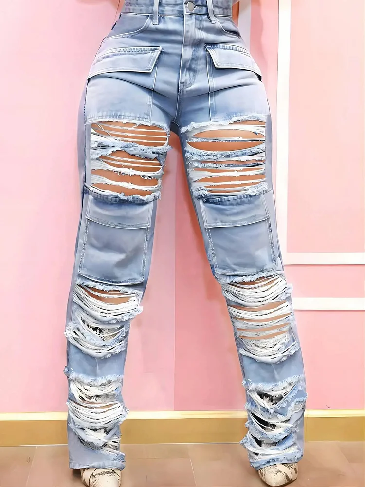 Washed Gothic Flap Pocket Pant