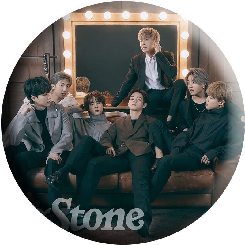 방탄소년단 Magazine Photo Badge