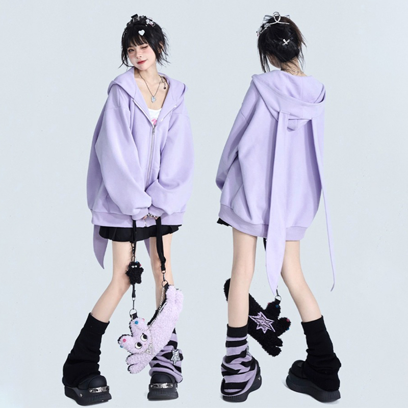 Retro Hen Unisex heavy blend zip bunny hug (hoodie)