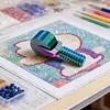 Outils &agrave; rouleau pour diamant painting (10 rainures) &ndash; accessoires pour d&eacute;butants et amateurs de strass