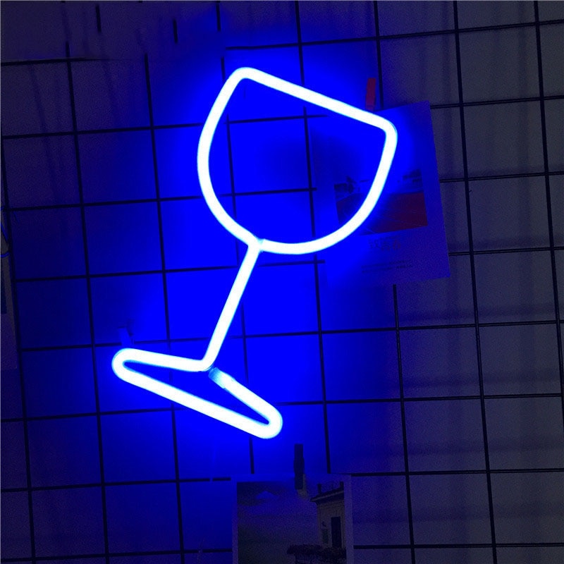 

Wine Glass - Led Neon Light Sign, 501 Original
