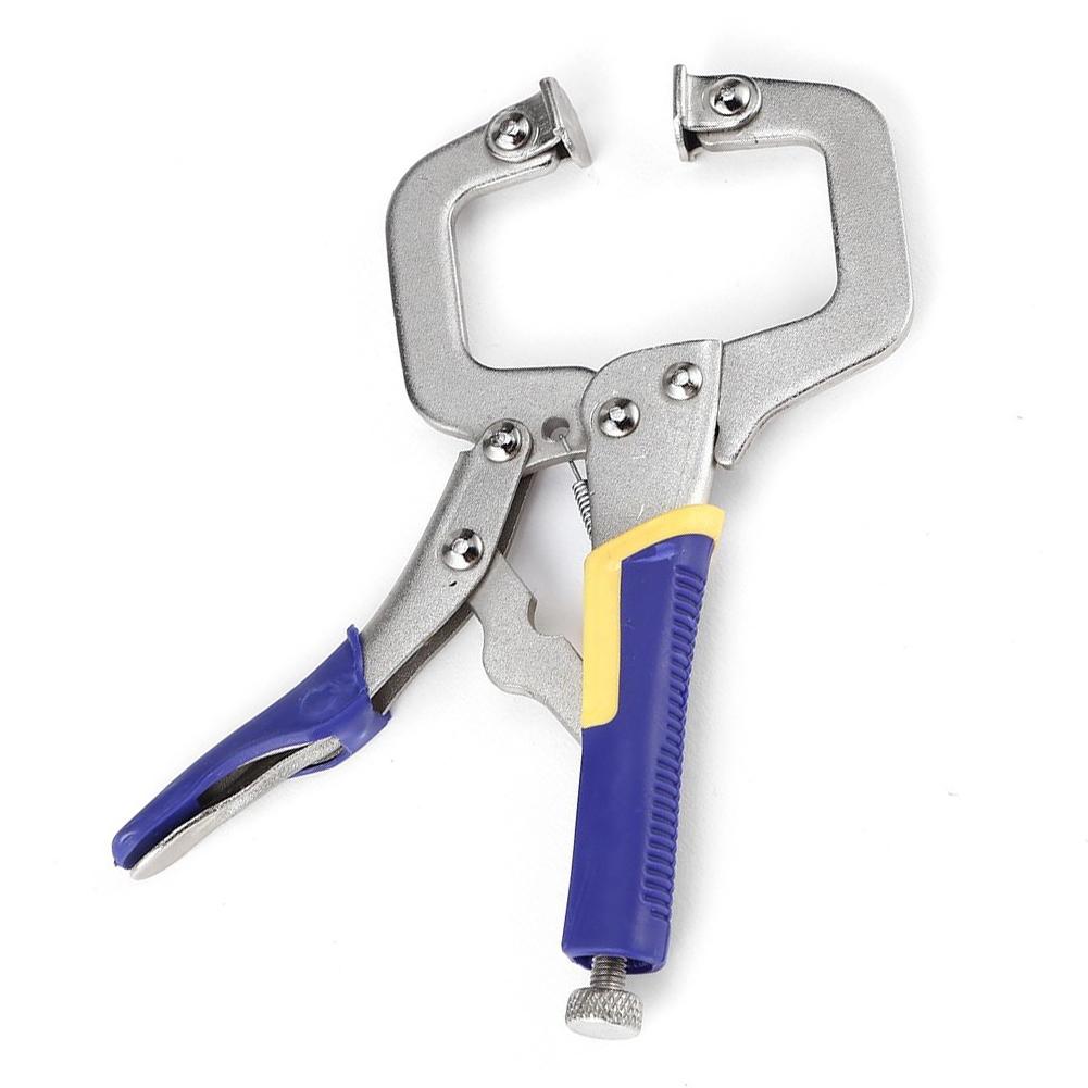 

Multi-functional C-type Flat Locking Grip Vise ​Pliers Carbon Steel C Clamp, 11in, 501 Original