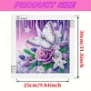 Flowers Butterfly - Crystal Rhinestone Diamond Painting