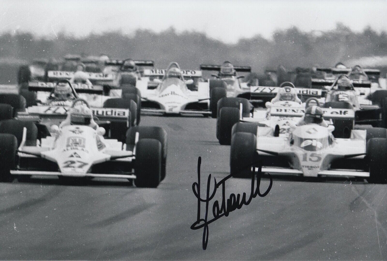 Jean-Pierre Jabouille Hand Signed 12x8 Photo Poster painting F1 Autograph Renault