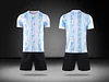24/25 Season Men's Soccer Jersey Suit Set New Model Designs for Adults and Children Polyester Club Football Wear
