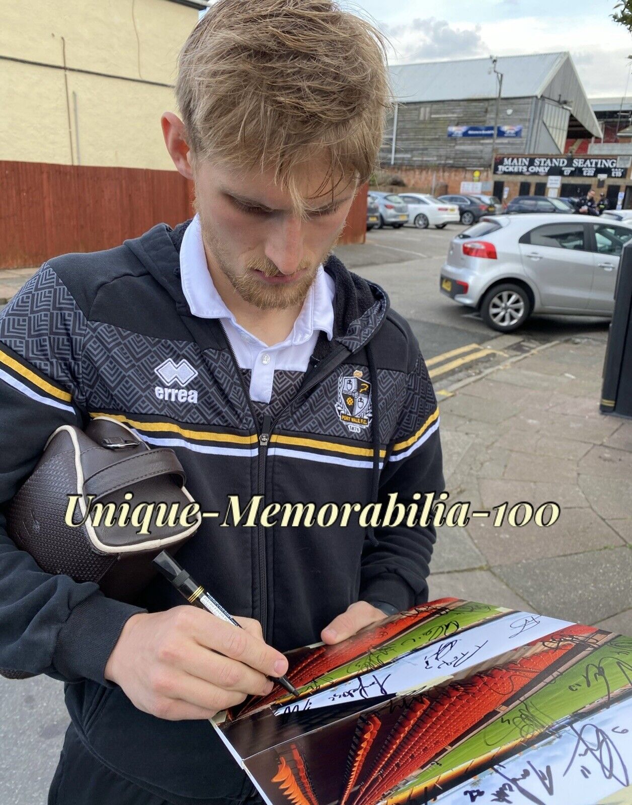 Port Vale Photo Poster painting Signed By 2020/21 Squad Inc Conlon, Legge, Pope, Brown, PROOF