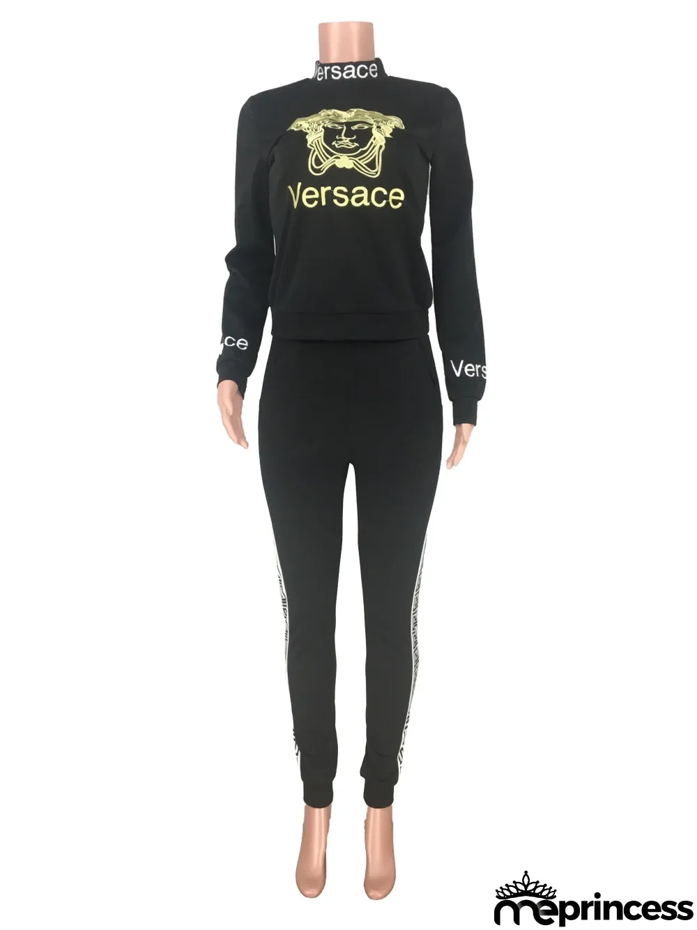 Autumn Casual 2pc Print Matching Shirt and Pants Set