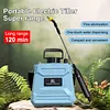 8L Pesticide Sprayer with Adjustable Shoulder Strap Electric Garden Flower Spraying Equipment Retractable Wand for Yard Lawn