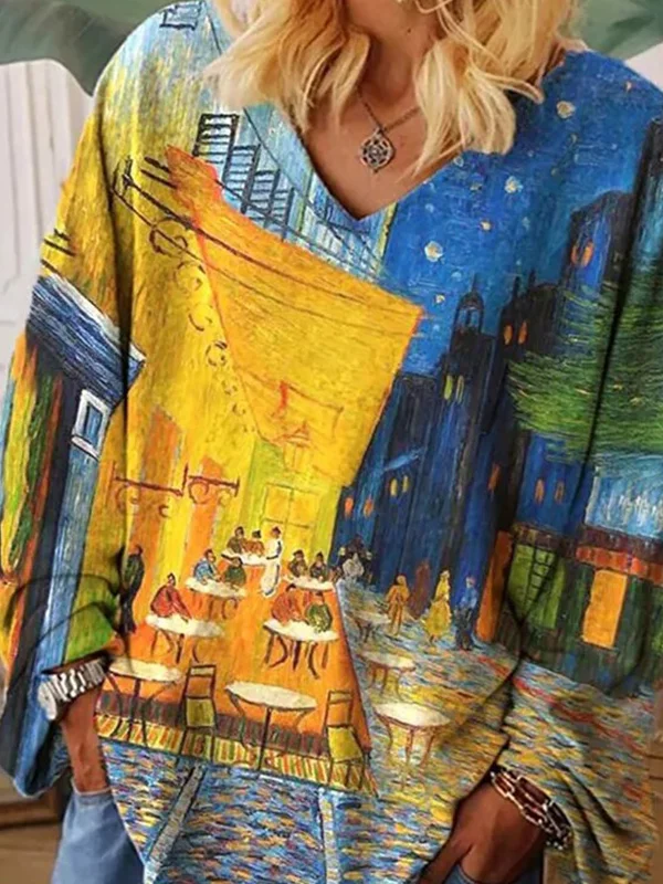 A Summer Evening In The City Painting Tunic