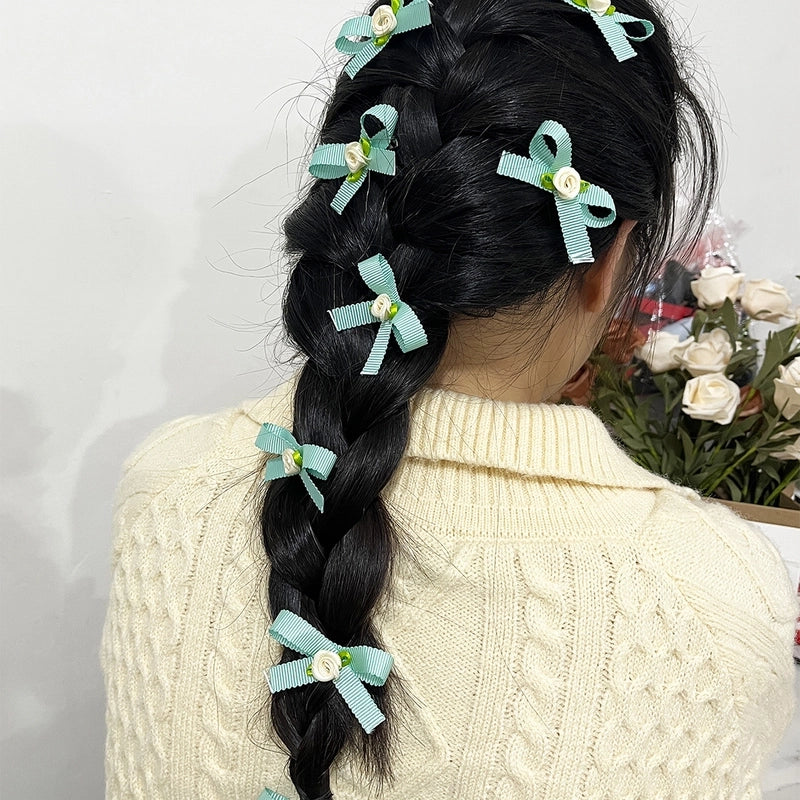 Women’s Minimalist Classic Style Bow Knot Cloth Hair Clip