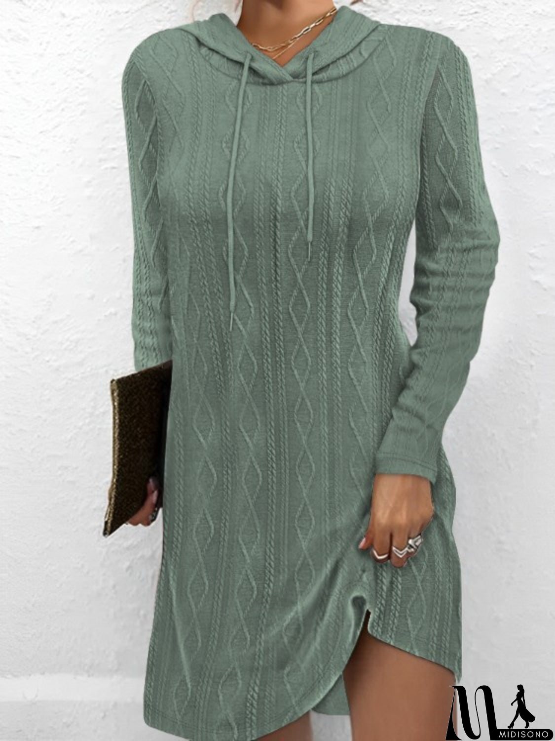 MidiSono - Casual and Fashionable winter Dress