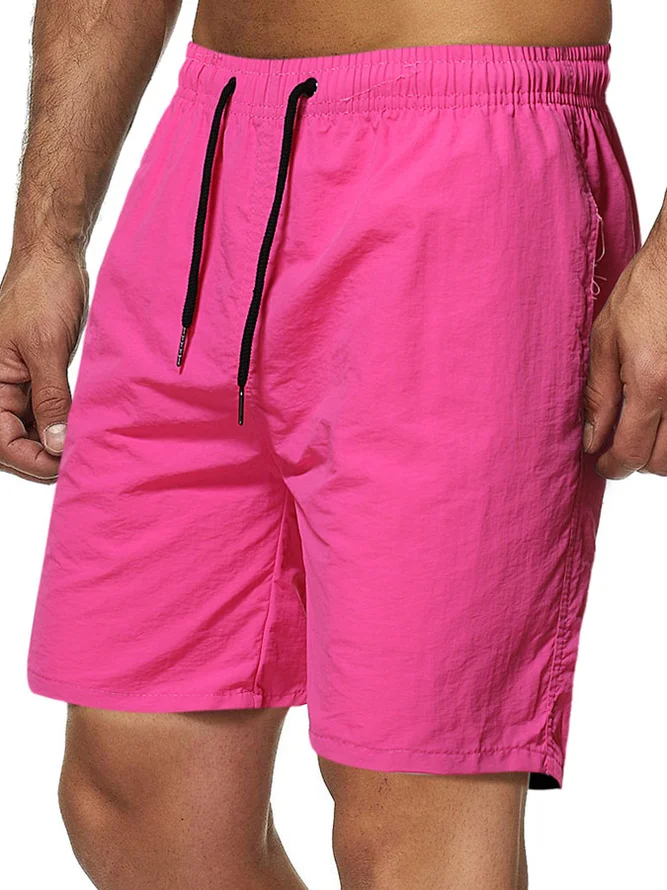 Men's Casual Candy Color Five Point Beach Pants 10 Colors