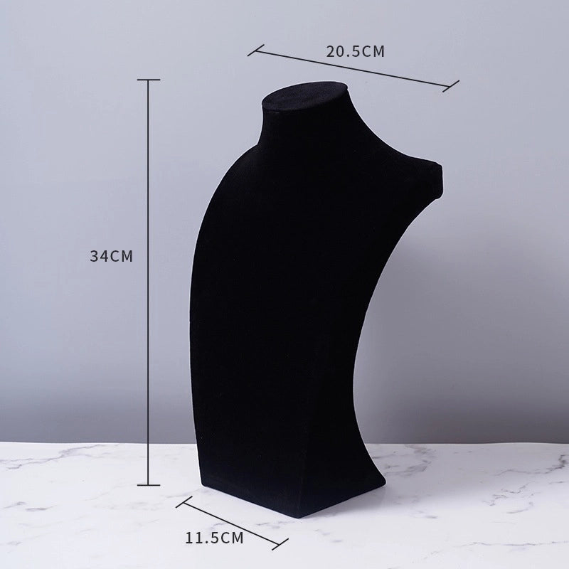 1 Piece Velvet Minimalist Solid Color Jewelry Display