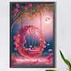 Pink Swing-Full Round Diamond Painting(40*60cm)