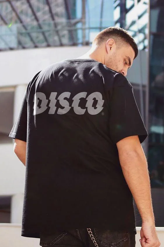 DISCO Graphic Printing Men's Short-sleeved T-shirt