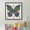 Mandala Pattern Butterfly-11CT Stamped Cross Stitch 50*50cm/19.69*19.69in tapestrymarket