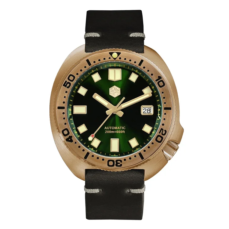 San Martin Bronze Captain Willard Turtle Watch SN047-V4 San Martin Watch san martin watchSan Martin Watch
